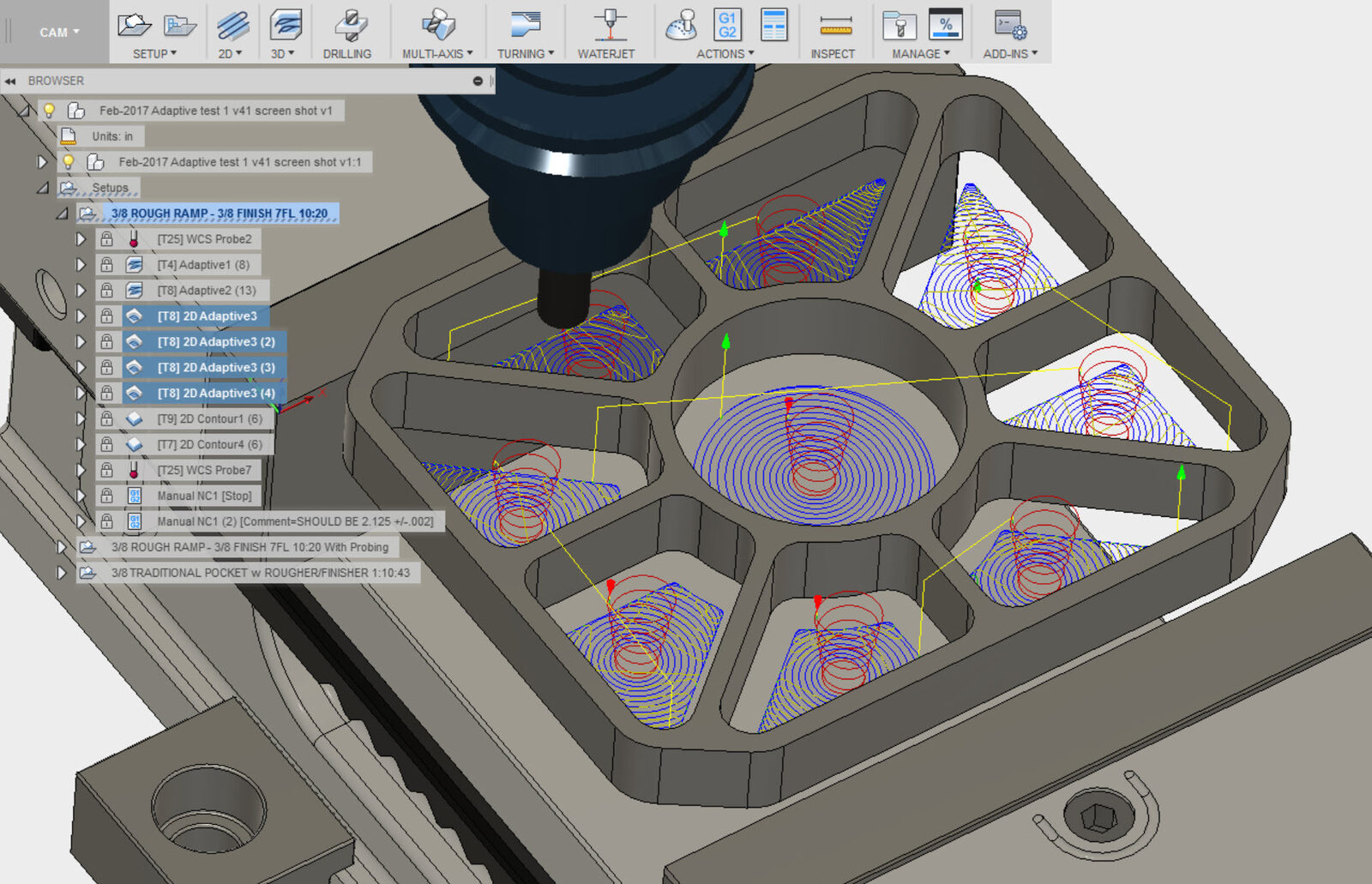 Autodesk Fusion — Adaptive Clearing