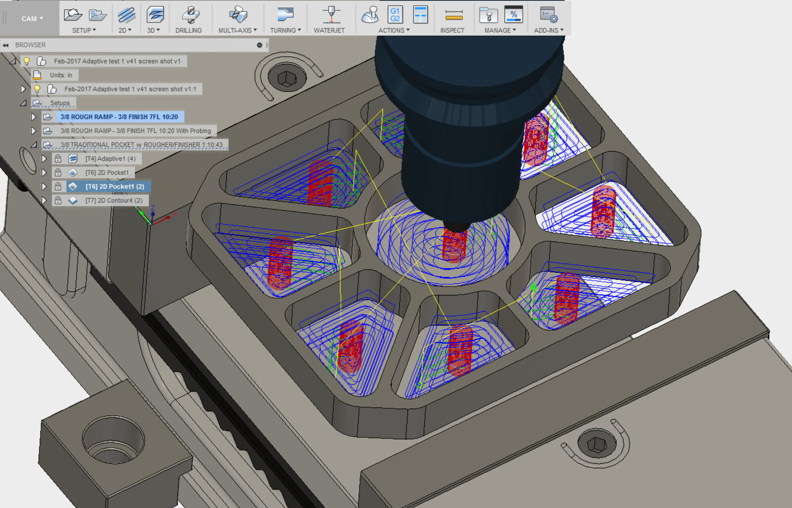 Autodesk Fusion — Traditional Roughing