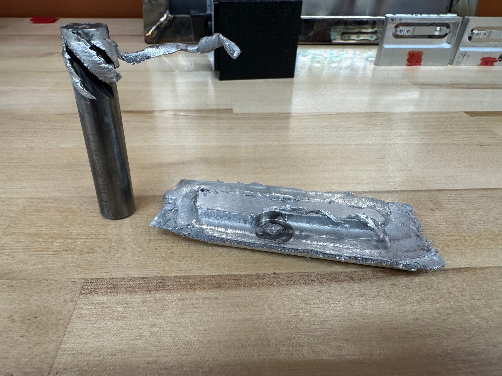Machining a part together