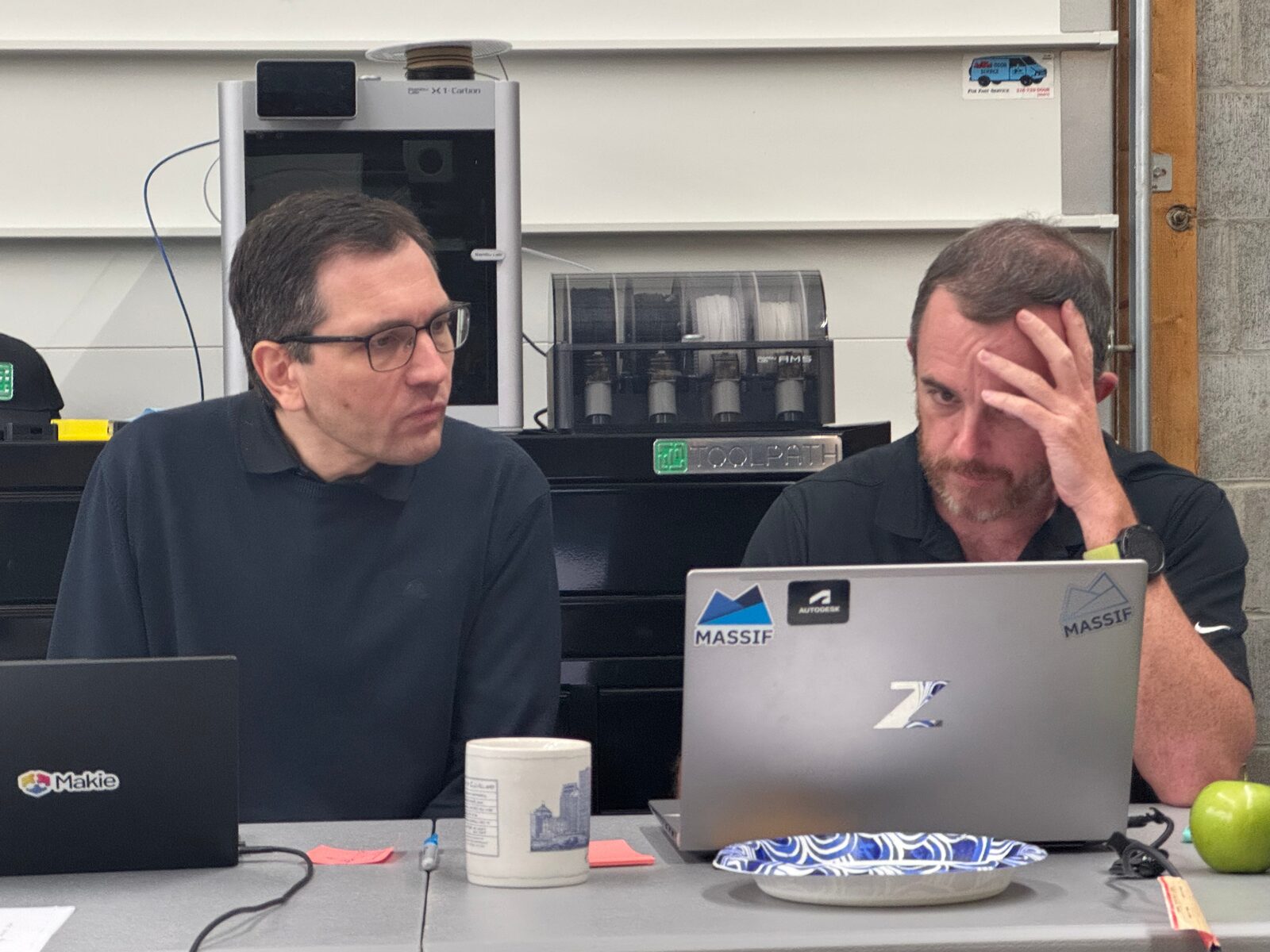 Reviewing a finished part