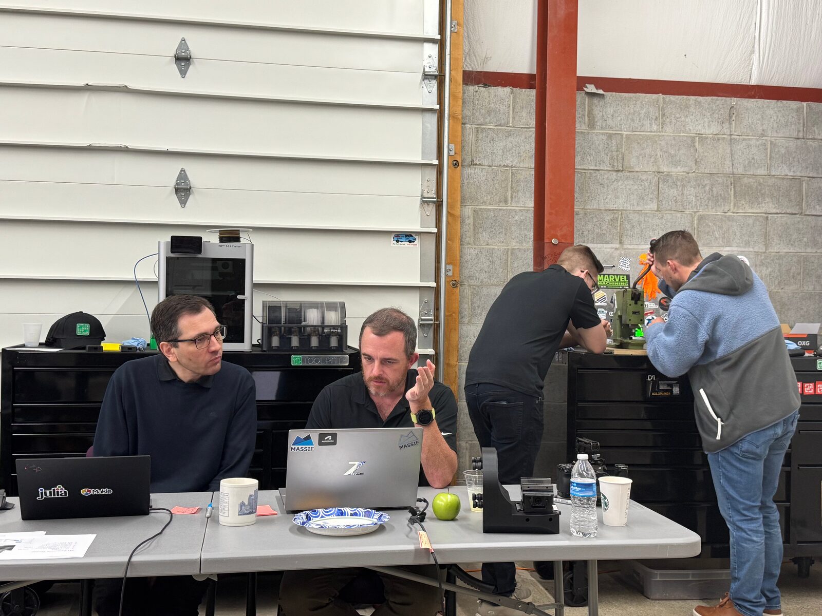 Shop floor at the offsite