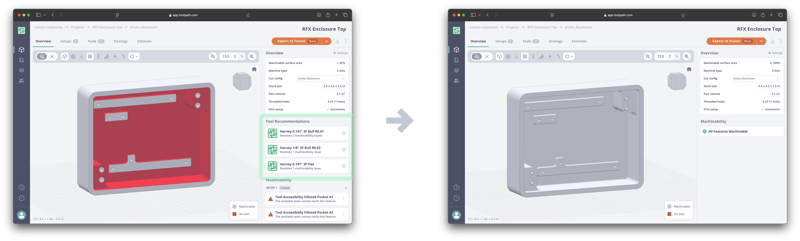 Tool Recommendation Engine results